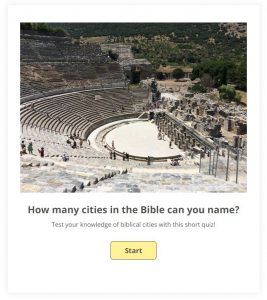 Bible cities quiz