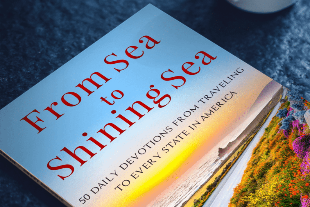 From Sea to Shining Sea book on table.